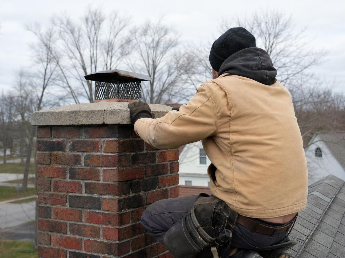 River Chimney Repair work in Lexington